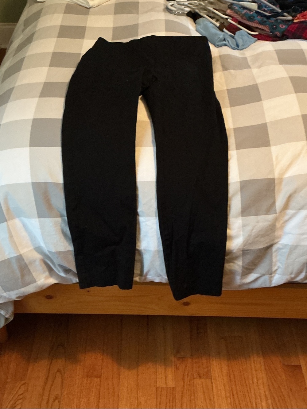 a new day Black Cropped Knit Leggings